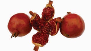 Pomegranate, maroon seeds